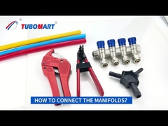 Настраиваемый размер 2-6ways латуни Pex сантехника Manifold для Tubomart