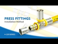 Полиэтиленовые алюминиевые прессовые фитинги ISO17484 AS4176.8 Сертификат