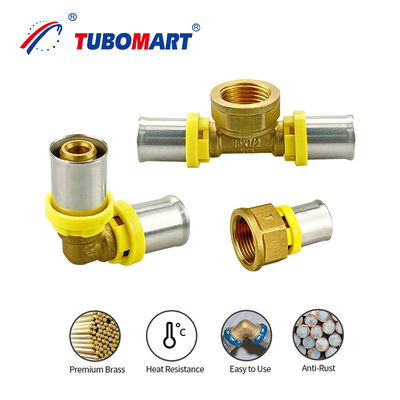 Тип TH Pex Press Fittings 16 мм - 32 мм Pex Al Pex соединения на заказ