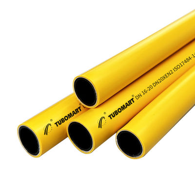 Желтый PEX AL Pex Газовая труба 2,0 мм Толщина ISO 17484-1:2006 AS4176.8-2010 Стандарт
