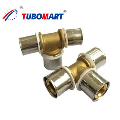 Hpn58-3 CW617N CW602N Pex Press Fittings Union Elbow Tee Pex Pipe Fitting (Фитинги для пекс-пресс-приборов)