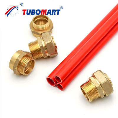 Высокотемпературные PEX B трубные фитинги Crimp Fitting Push In Fitting ISO9001