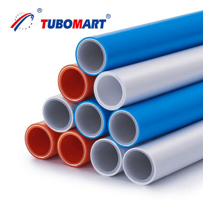 Белая красная голубая PEX водопроводная труба DN 16mm - 32mm Cross Linked Polyethylene Pex Tubing