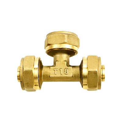 Pex компрессионные фитинги Tee с различными размерами и формой ISO17484-1 2006 8 AS4176.8-2010