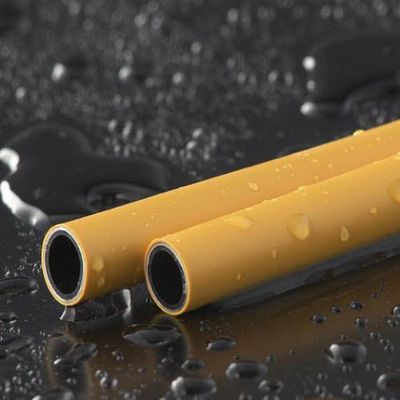 Гарантия 50 лет Pex Al Pex Газовая труба для газа ISO17484/AS4176/NSF14 Сертифицированный индивидуальный белый / оранжевый / желтый
