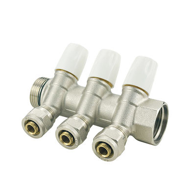OEM 2-6ways Pex Manifold с латуниными фитингами настройка цвета отделка настройка цвет настройка размер