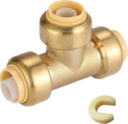 Tubomart OEM Brass Lead Free Push Fit Fitting Shark Bite 1/2 дюйма 3/ 4 дюйма Трубный фитинг
