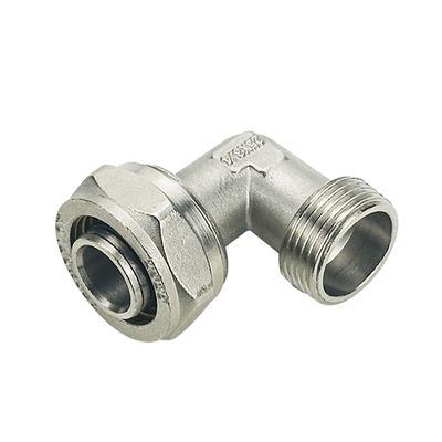 OEM PEX AL PEX Многослойные газовые трубы Желтый равный латунь сжатие локоть Все размеры Модель сварной головки соединения