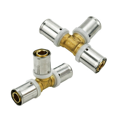 OEM Factory Brass Fittings For Pex Pipe MET M Profile CSTB AENOR WRAS Approved Multilayer Pipe Fittings Brass Press Fittings (Фабрика OEM) Медные фитинги для труб MET M Профиль CSTB AENOR WRAS Утвержденные многослойные фитинги для труб Медные фитинги для прессовых труб