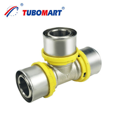OEM Factory Brass Fitting For Gas System Approved Pex Al Pex Pipe TH Profile Tee Fittings Профильные фитинги из латуни