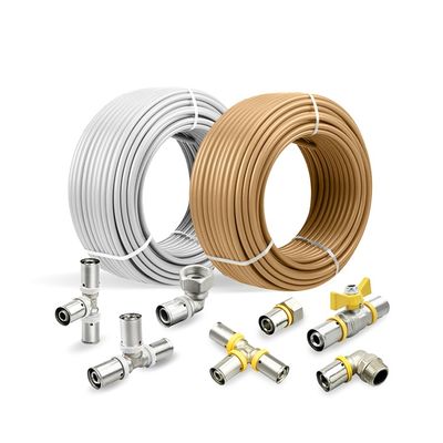 Индивидуальные оптовые трубы для теплого пола GAS Pex Al Pex для водопровода, пластиковые композитные трубы 16-32 мм PEX Al PEX