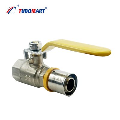 Горячая распродажа OEM шарового крана для газового шланга высокого давления с длинной ручкой, размер S16X10, подходит для многослойных газовых трубопроводов PAP.